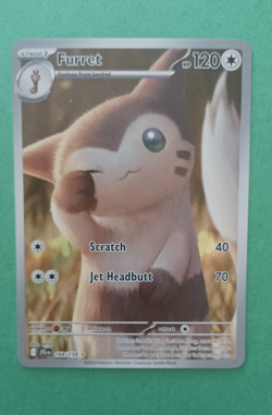 Pokemon Journey Together 168/159 Furret Illustration Rare - Image 1