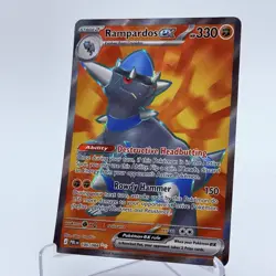 Rampardos ex 100/084 Holo Ultra Rare Pitch Black 2026 NM/M - Image 2