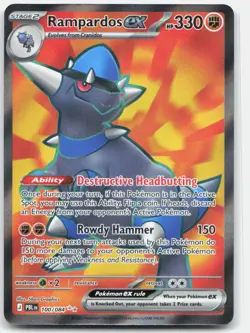 Rampardos ex - Holo Ultra Rare ME05: Pitch Black 100/084 NM - Image 1