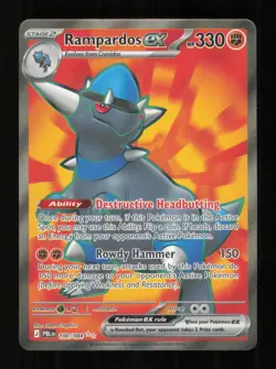 Rampardos ex Holo Ultra Rare ME05: Pitch Black 100/084 NM - Image 1
