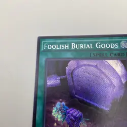 Foolish Burial Goods MP17-EN218 1st Edition Secret Rare LP Yugioh - Image 4