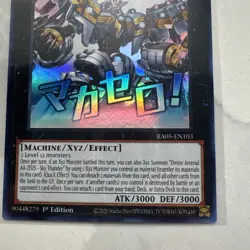 Yugioh Divine Arsenal AA-ZEUS - Sky Thunder RA05-EN103 1ST ED NM ULTRA - Image 5