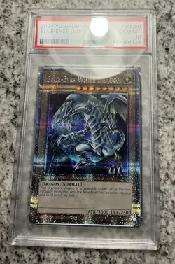 Konami Yu-Gi-Oh! TCG Blue-Eyes White Dragon QCSR Holo KC01-EN000 PSA 10 - Image 1