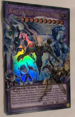 YUGIOH RA05-EN142 Wake Up Your Elemental HERO OVERFRAME Ultra Rare 1st Edition N - Image 2