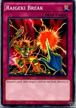 Raigeki Break YS14-EN033 Super Starter: Yu-Gi-Oh 1st Edition MP - Image 1