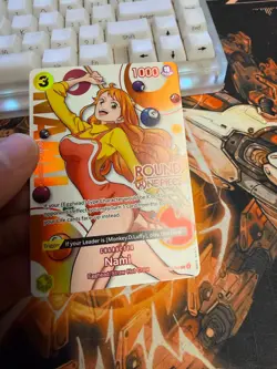 One Piece TCG Round 1 English Promo Nami ST29-008 Ships Next Day NM - Image 2