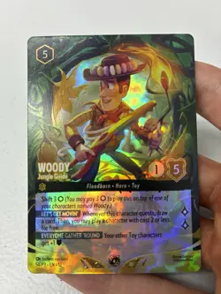 Disney Lorcana Woody - Jungle Guide NM Store Championship FOIL Promo #54 - Image 1