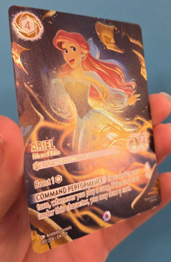Disney Lorcana: Whispers in the Well *ICONIC* Ariel - Ethereal Voice (241/204) - Image 3