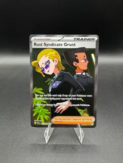 Rust Syndicate Grunt 112/084 Holo Ultra Rare Pitch Black NM - Image 1