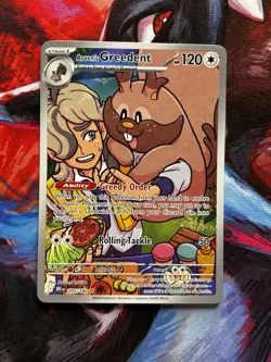 Arven's Greedent 205/182 Illustration Rare Destined Rivals Pokemon TCG - Image 1