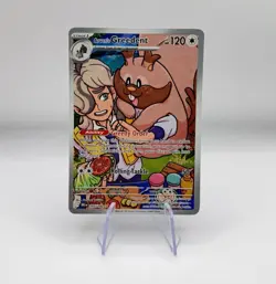 Pokemon TCG Arven's Greedent 205/182 Destined Rivals Illustration Rare Holo - Image 1