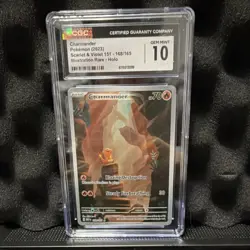 Charmander 168/165 Scarlet & Violet 151 Illustration Rare Holo CGC 10 2023 - Image 1