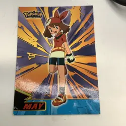 May Pokemon Advanced Topps 2003 Non-Holo Trading Card #7 Vintage Trainer - HP - Image 1