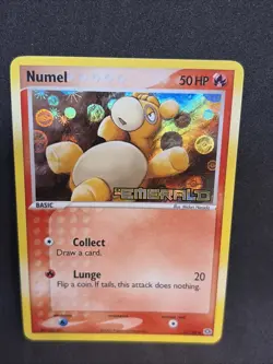 Numel 57/106 EX Emerald Reverse Holo Stamped Pokemon Card TCG LP Condition - Image 1