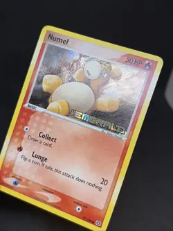 Numel 57/106 EX Emerald Reverse Holo Stamped Pokemon Card TCG LP Condition - Image 2