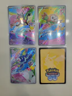 Pokemon First Partner Illustration Collection - Gen 7 Set And Code Card - Image 1