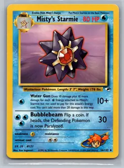 Misty's Starmie Gym Heroes #056/132 Uncommon Pokemon Card - Image 1