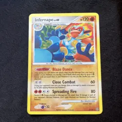 Pokemon Card - Infernape Stormfront 3/100 Reverse Holo - Image 1