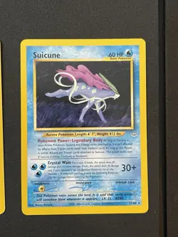 Pokemon Neo Revelation Entei Suicune Raikou 3-Card Lot 2000 EN 17 22 27 Vintage - Image 3