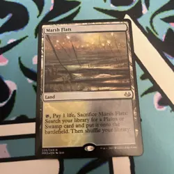 Marsh Flats -Foil Light Play English MTG Modern Masters 2017 - Image 1