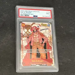 One Piece Card Game Gol.D.Roger Alternate Art OP09-118 PSA 9 - Image 1