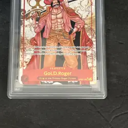 One Piece Card Game Gol.D.Roger Alternate Art OP09-118 PSA 9 - Image 3