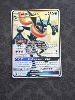 Greninja GX - SV56/SV94 - Pokemon Hidden Fates Sun & Moon Shiny Rare Card - Image 1