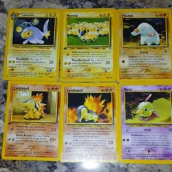 Pokemon Neo Genesis Nintendo 26 Card Lot Sunkern Totodile Sudowoodo Magmar - Image 3