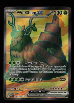 Wo-Chien ex 232/193 Ultra Rare Paldea Evolved Pokemon Cards - Image 1