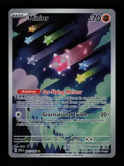 Minior 201/182 Holo Illustration Rare Paradox Rift Pokemon Cards - Image 1