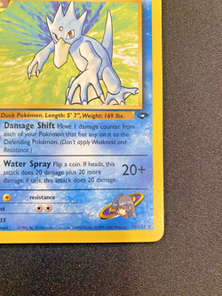 Sabrina's Golduck 30/132 1st Edition Gym Challenge Regular MP - Pokemon Card - Image 4