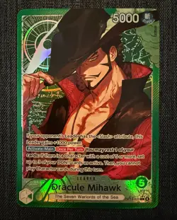 Dracule Mihawk - OP14-020 (Alternate Art) OP14-020 The Azure Sea's Seven Foil - Image 1