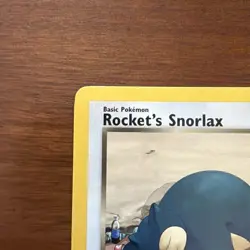 Pokemon TCG Rocket’s Snorlax Gym Heroes 33/132 LP - Image 2