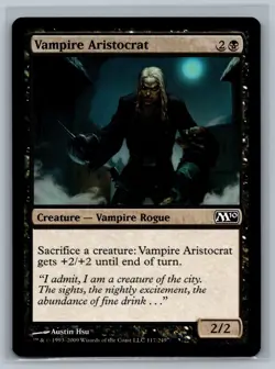 MTG Magic 2010 4x Vampire Aristocrat #117/249 TCG CCG M10 Playset - Image 1