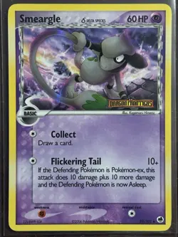 Pokemon TCG Smeargle Dragon Frontiers Reverse Holo Stamped Card 39/101 - Image 2