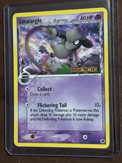 Pokemon TCG Smeargle Dragon Frontiers Reverse Holo Stamped Card 39/101 - Image 3