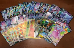 Pokemon Jumbo Card Lot 53 Count Oversized Ultra Rare Promo Bundle EX VMAX V NM - Image 1