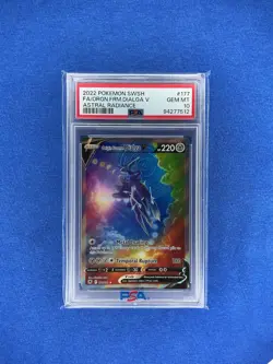 2025 Pokemon SWSH Full Art Origin Forme Dialga V 177/189 Astral Radiance PSA 10 - Image 1