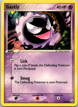 Gastly 52/92 Common Legend Maker Pokemon Near Mint - Image 1