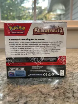 Pokemon TCG Scarlet & Violet Paldea Evolved Booster Box SEALED - Image 3