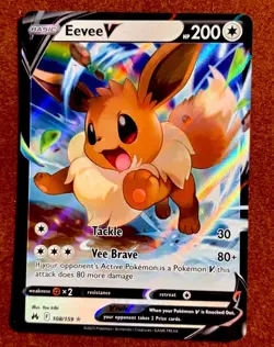 Eevee-lutions V 3 Card Lot-Jolteon v, Eevee V, Leafeon V SWSH Pokemon Near Mint - Image 5