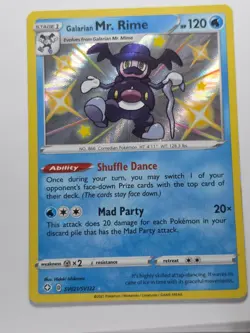 GALARIAN MR. RIME SV021/SV122 SHINING FATES SHINY VAULT HOLO NM/M POKEMON - Image 1