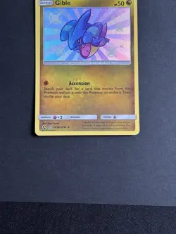 Pokemon Co. Pokemon TCG Gible SV38/SV94 Hidden Fates Shiny Holo HP50 ENG 2019 - Image 4