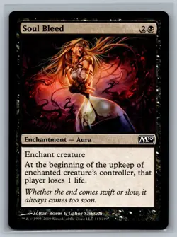 MTG Magic 2010 4x Soul Bleed #113/249 TCG CCG M10 Playset - Image 1