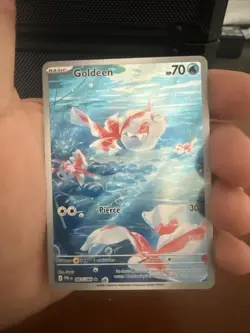 Goldeen Pitch Black 87/84 IR Pokemon TCG Pack Fresh NM - Image 1