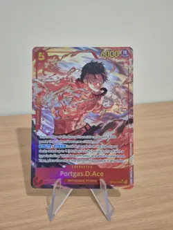 Portgas D Ace OP16-118 Alt Art SEC NM Fresh Pull One Piece TCG - Image 1
