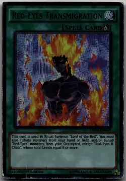 Red-Eyes Transmigration Ultra Rare Dragons of Legend: Unleashed DRL3-EN069 HP - Image 1