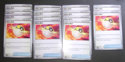 pokemon lot of 3 playsets of ultra ball plus 2 extra NM 14 total - Image 1