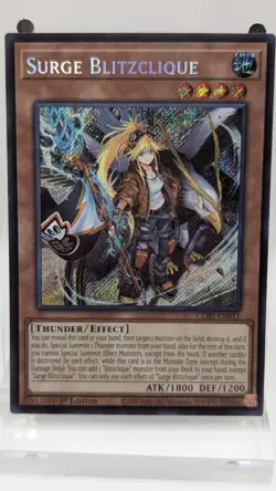 Surge Blitzclique CORI-EN011 (Secret Rare) Chaos Origins 1st Edition - Image 1
