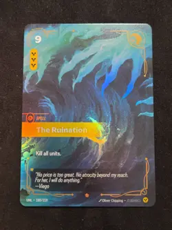 Riftbound Unleashed The Ruination 180/219 Epic Holo Foil NM - Image 1